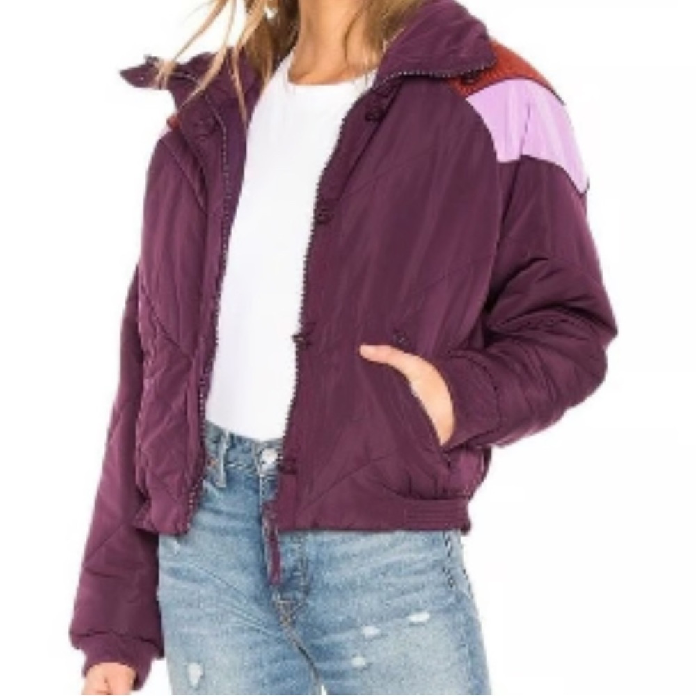 Free people puffer coat sz small